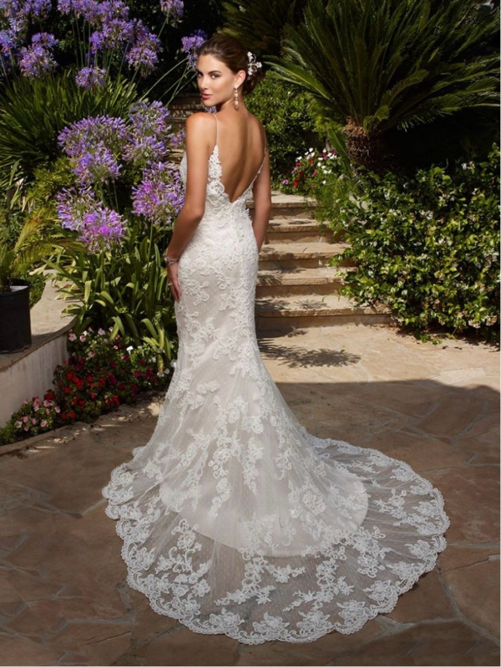Casablanca Bridal Wedding dress size 8 dry cleaned in excellent condition!